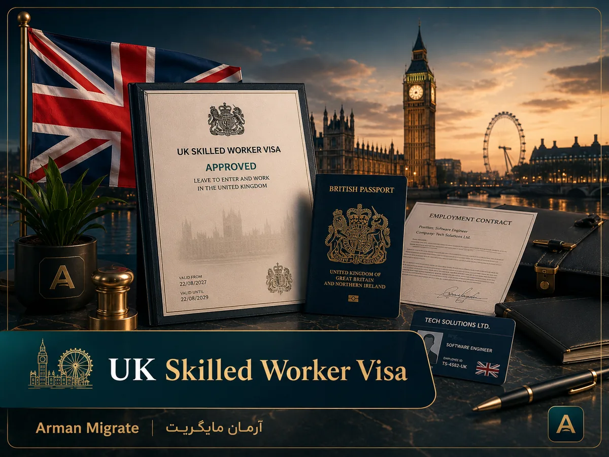 ویزای کاری اسپانسرمحور (Skilled Worker) انگلستان