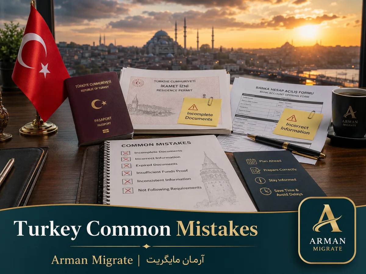 اشتباهات رایج ایرانیان در ترکیه؛ اقامت، حساب بانکی، دانشگاه، تمدید، شرکت و خرید ملک